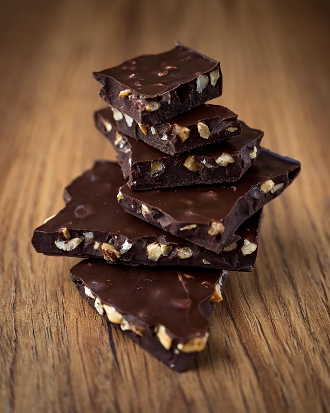 Dark Chocolate with Pretzels